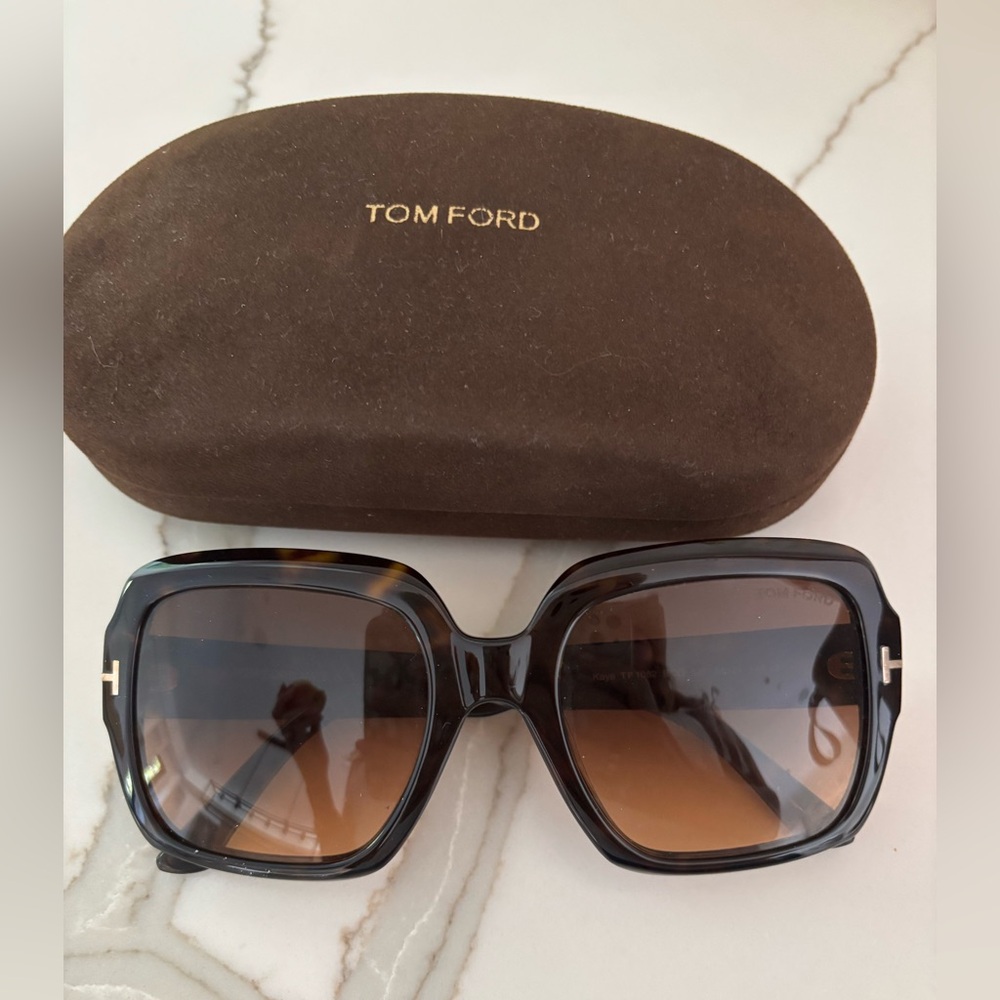 Tom Ford Kaya Sunglasses in Dark Havana